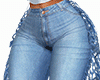 E* Blue Ruffle Jeans