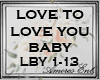 ae~LOVE TO LOVE YOU BABY