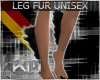 +KM+ Leg Fur Black MF