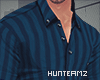 HMZ: Striped Slim Shirt