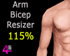 Male Bicep Resizer % 115