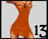 13 Mini Dress Orange