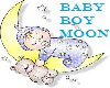 baby boy moon cofe table