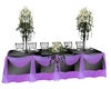 Purple Banquet Table
