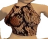 snakeskin halter