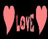 CJ Love/Hearts Sticker