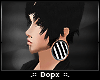 [DX]<3Striped EarPlugs H