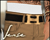 V' Khaki pants..