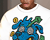 BLUE CRAZY DOG TEE