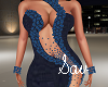 ZigZag Gown-Navy