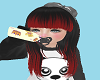 Kids Hair Nami Black Red
