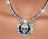 Skull Rose Necklace