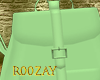 Green PomPom Backpack