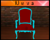 N* Aqua Maroon Chair