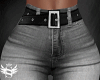 Gray Jeans & Belt RXL