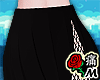 蝶 Sexy Gap Skirt Blk
