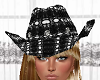 Black /Wht Cowgirl Hat