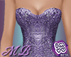 Purple Glitter Gown