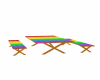 Rainbow Picnic Table
