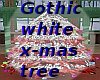 Gothic White X-mas Tree