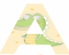 Alligator Letter A