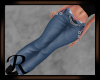 Heart Chain Jeans Pink