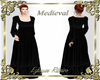medieval dress black
