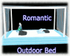 romatic outside bed