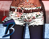¤ floral shorts w/ legs