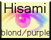 [PT] blond/purp Hisami
