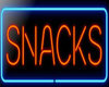 neon snack sign