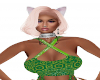 ^VAN^ green corset