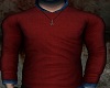 Red Demin Sweater