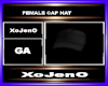 FEMALE CAP HAT
