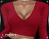 Red Long Sleeved Top