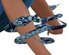 Blue snake bracelet