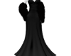 black elegant gown