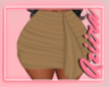 EMBX WRINKLED SKIRT TAN