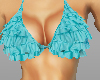 *T* Blue Ruffle Bikini