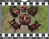 Anim Fire Pit/ Chairs