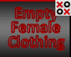 Empty Clothing Female