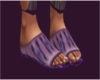 PURPLE BUTTERFLY SANDAL