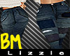 *L* BM Patched Up Jeans 