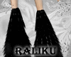 Black PVC Moster Boots
