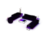 purple glow couch