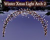 Winter Xmas Light Arch 2