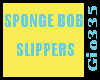 [Gio]SPONGE BOB SLIPPERS