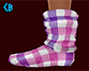 Pink Purple Sock Plaid F