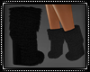 Winter Fur Boots Black