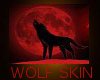 Red Black Wolf Skin F